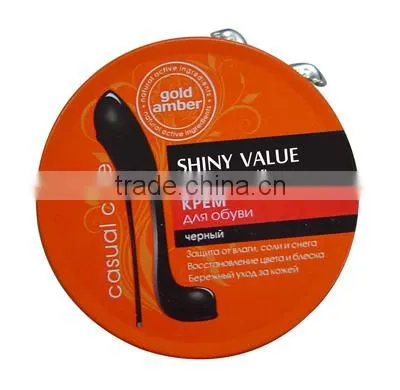 Shiny Value series high quality shoe polish in tin box