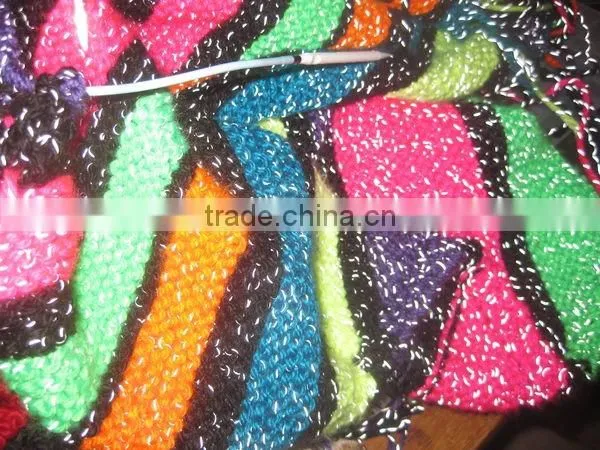 Charmkey special acrylic crochet yarn reflectedyarn for knitting fancy patterns
