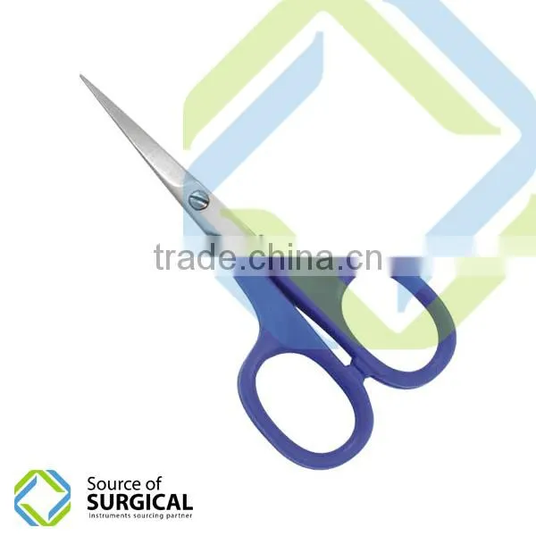 Manicure Pedicure Instruments Gold coated nail cuticle scissor B-NCS-39
