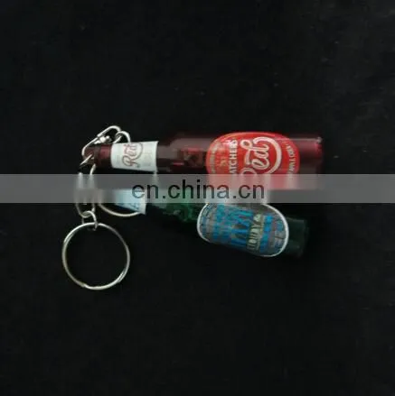 mini bottle led logo project led bottle keychain (OEM welcome)
