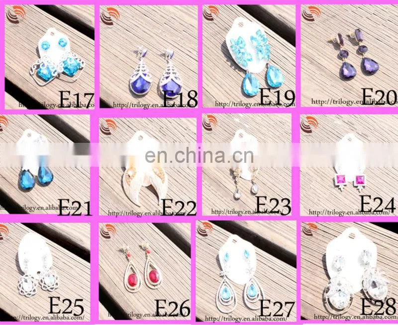 2014 latest design alibaba lady diamond earrings