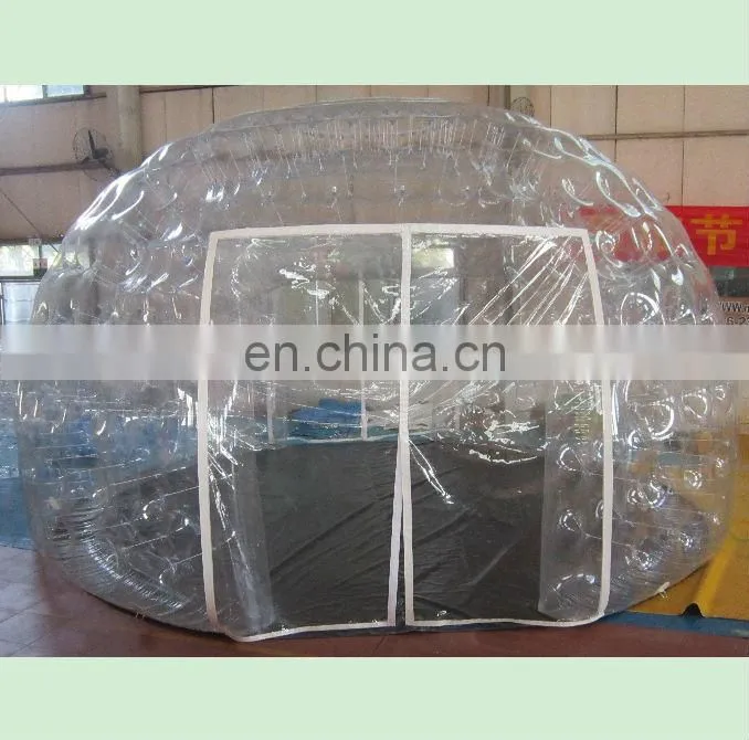 new design transparent inflatable tent