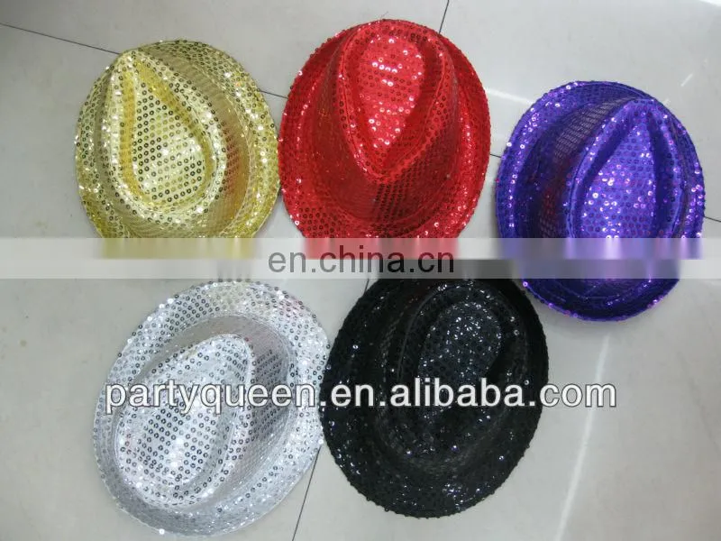 LED Christmas pink cowboy hat P-H104