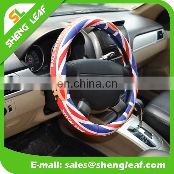 Eco friendly customize design soft silicone car steering wheel cover for girls