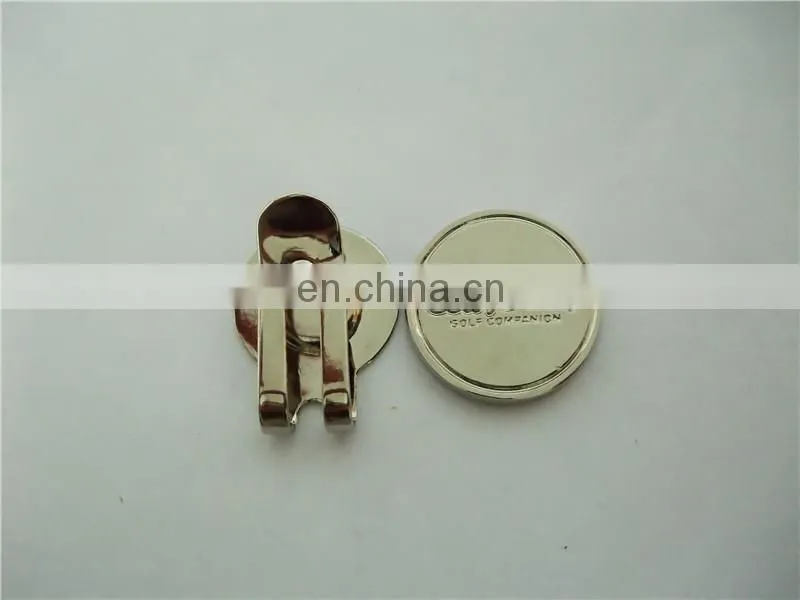 custom logo magnetic golf ball marker hat clip