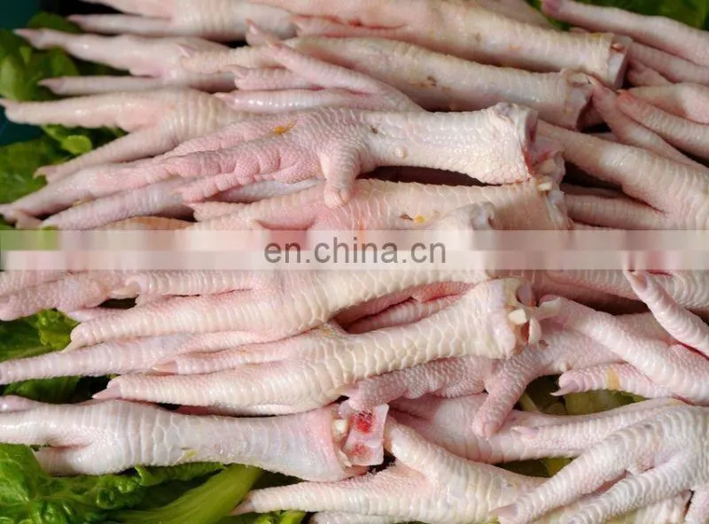Automatic Chicken Feet Processing Line / Chicken Feet Peeling Machine in Russia