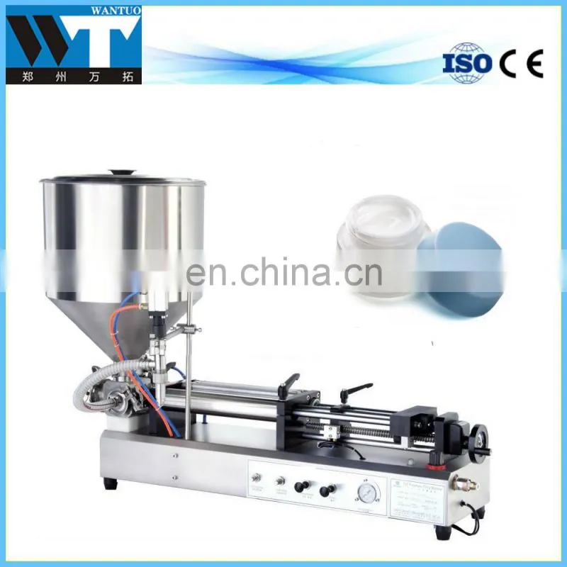 Semi-auto moisturizing face cream filler/filling machine with low price
