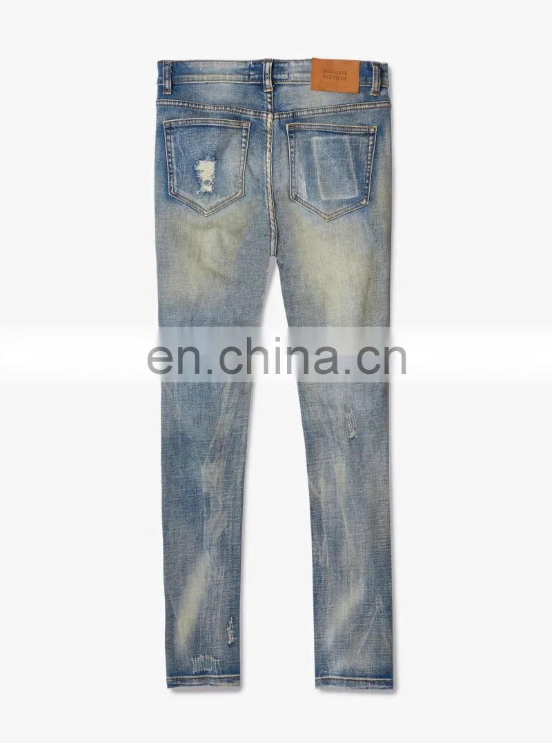 DiZNEW LIGHT BLUE TURKEY NEW MODEL FASHION SKINNY JEANS FOR MEN