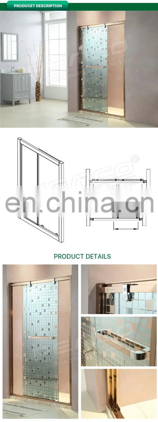 Sliding glass shower screen doors sliding glass shower partition