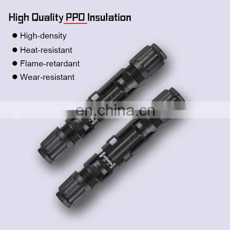 IP68 Waterproof Solar Compatible Junction Box Connector Male Female Plug Socket