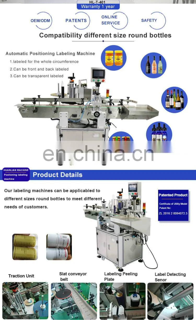 Factory Automatic Labeling Machine With Date Printer T401