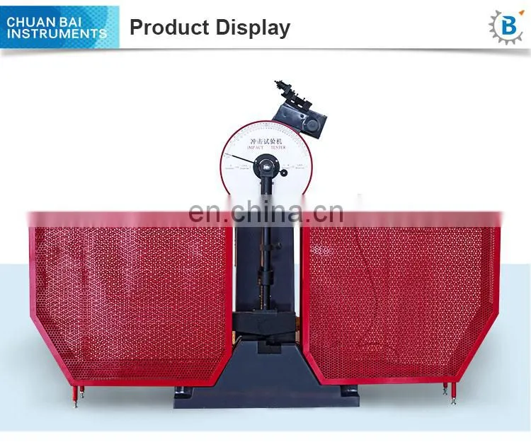 Semi-automatic impact testing machine / pendulum impact testing machine / 300 energy