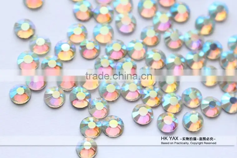 M0911 wholesale AB crystal hot fix rhinestone;hot fix crystal AB rhinestone;rhinestone crystal hot fix AB