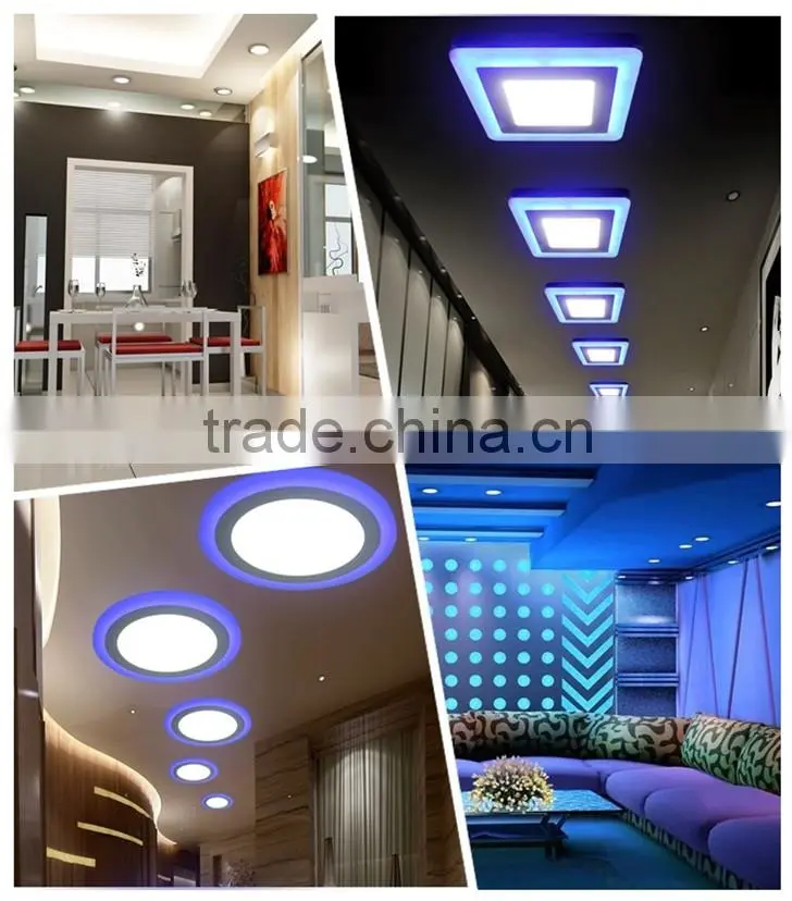 New arrival dual color control led down light in blue green red color