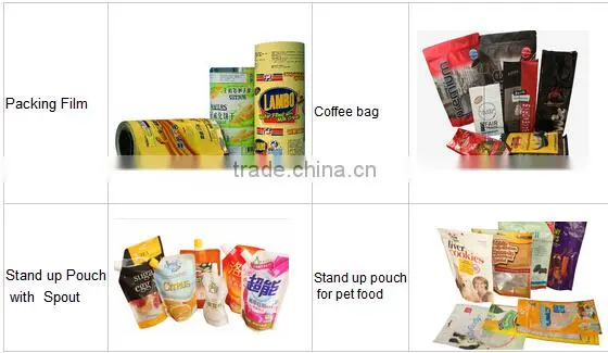custom printed heat seal food packaging vacuum flat plastic bag