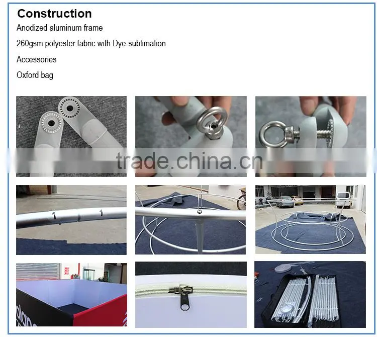 Dye-sublimation printing Trade show Hanging banner Display