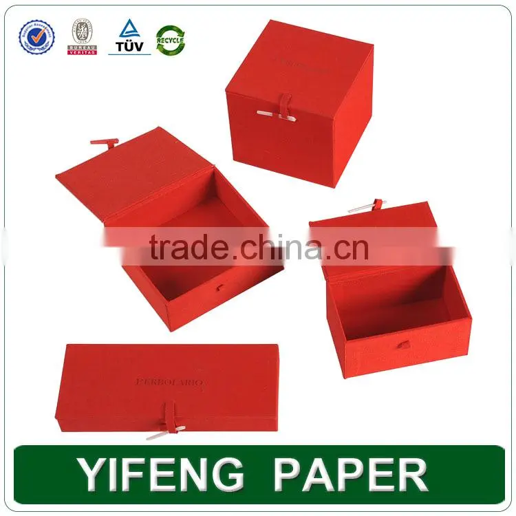 supply red small gift box,wedding box,food box