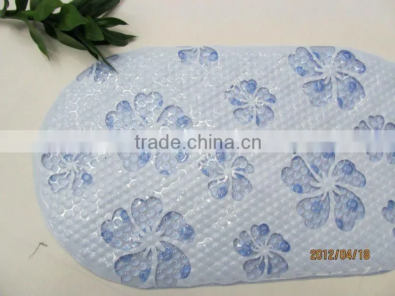 Plastic transparent floor mat pvc rug mat