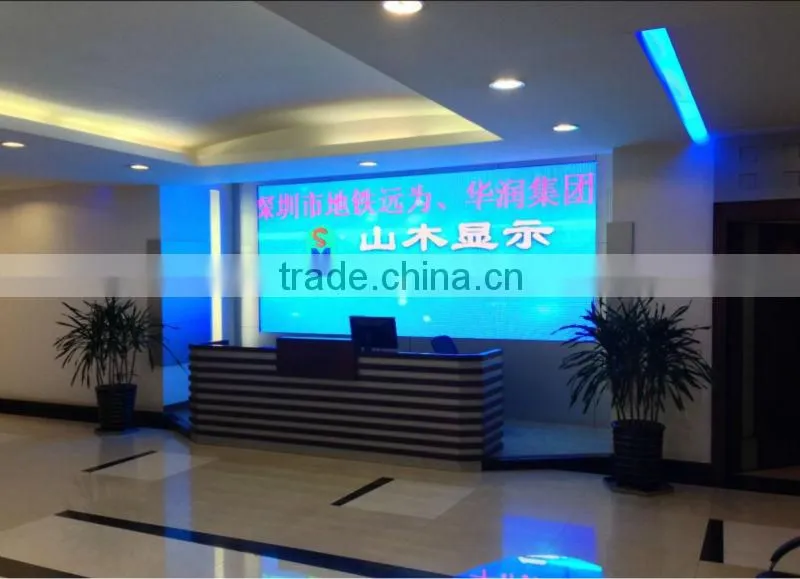 skymax alibaba new P6 indoor led display stand pillar design for indoors