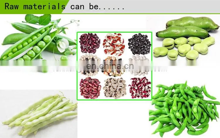 vibrating screen green pea peeling pod removing machine for sale