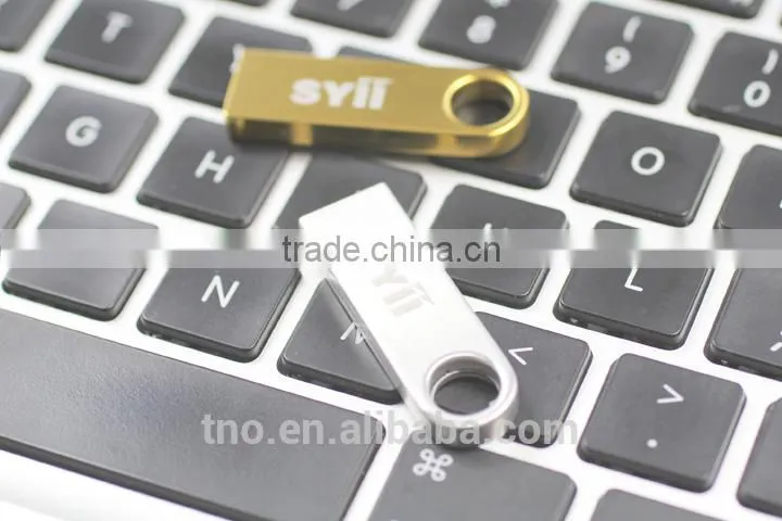 promotional gift custom metal slim usb flash drive