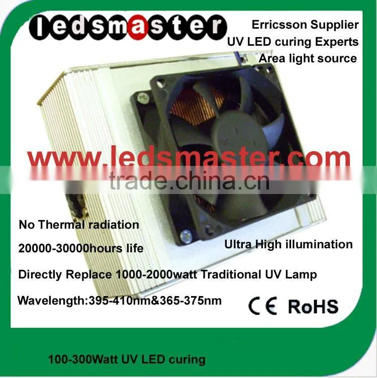 1W-4000W 365-405nm high power UV power led (CE&ROHS)