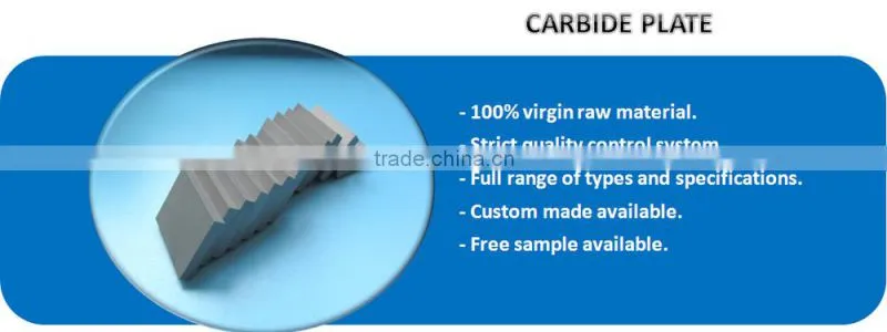 Tungsten carbide wear plate to make the upper and lower mould of silicon steel sheet materials