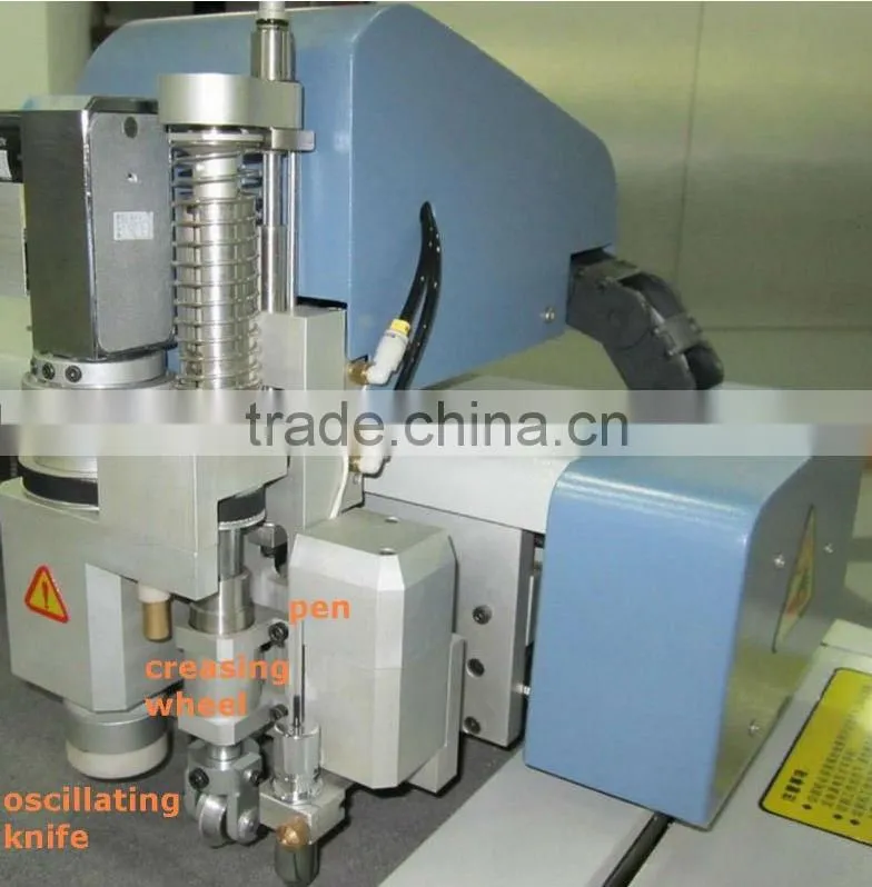 CNC knife cutting machine for bags and cases