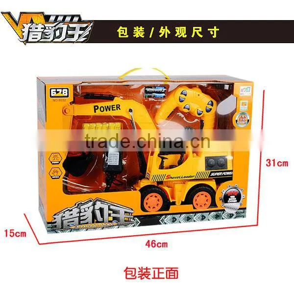5 channel RC engineering car with light, RC car, juguetes