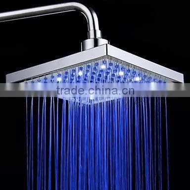 Brass Led Rainfall Waterfall Shower Head