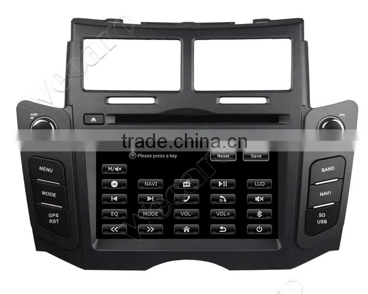 Wecaro WC-TY6221 Android 4.4.4 car dvd player touch screen for toyota yaris car dvd WIFI 3G mirror link 2005 -2011