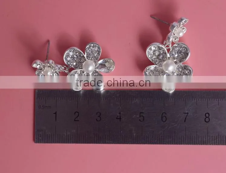 New Style Arrival Custom Jewelry Flower Plated Necklace Set Wholesale