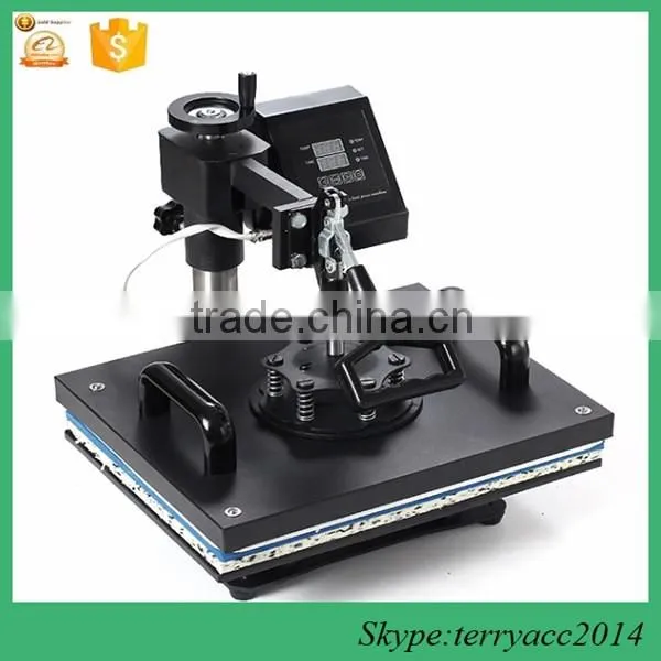 38cm x 38cm 5in1 Digital Transfer Sublimation Heat Press Machine T-Shirt Mug Hat Plate