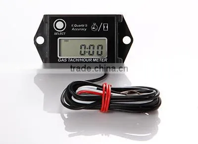 Digital Inductive Waterproof Tiny Tach Hour Meter Tachometer Used For Motocross Dirt Bike Boat Marine Generator