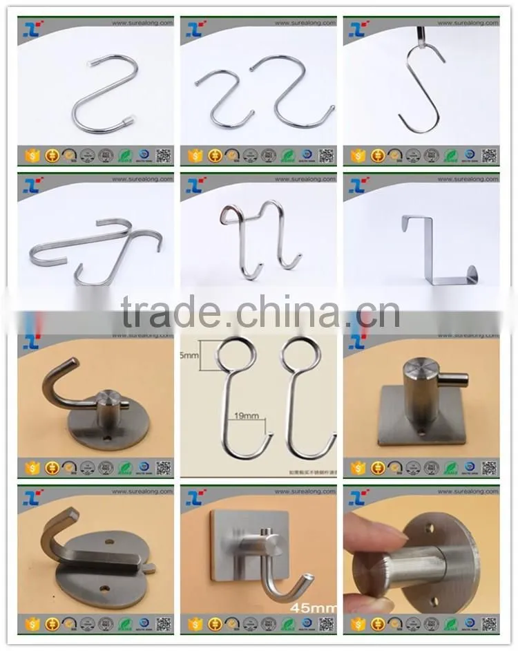 Coat hooks over the door metal hooks