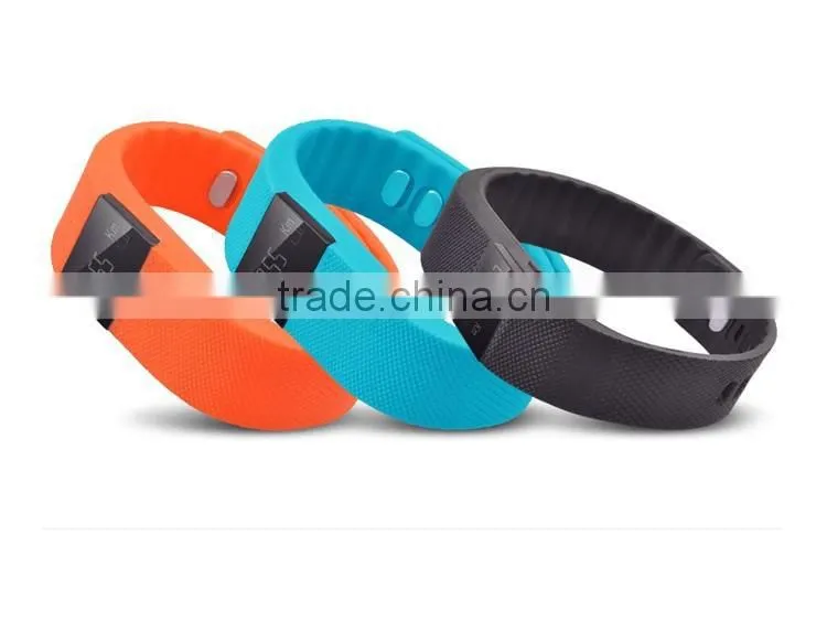 TW64 Bluetooth 4.0 Pulsera Inteligente Passometer Bracelet Sleep Fitness Activity Tracker Call Reminder Smart Band