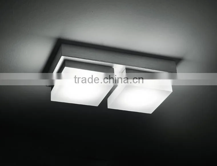 Dailyart contemporary glass plate ceiling lamp