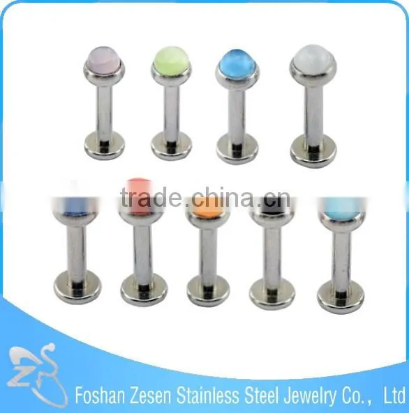 2016 Stainless Steel 16g Lip Rings Piercing Labret Jewelry Piercing Labret Studs