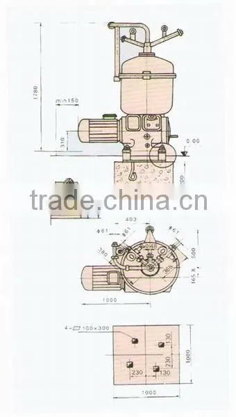 DRY530 Three phase separating model disc stack separator