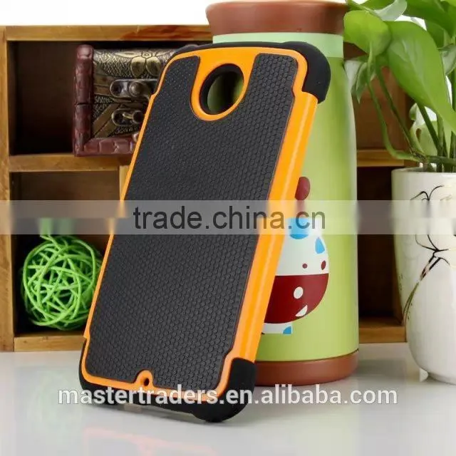 Cheap Hard PC Football Grain 3 in 1 Back Cover Case For HTC NEXUS 6 MT-3062