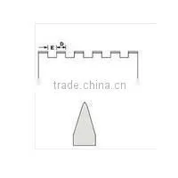 Extra Hardened Edge 2PT or 3PT Available In Any Tooth and Gap Perforating Rule