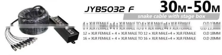 4/8/12/16 Channel xlr microphone cable