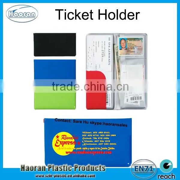 Factory cost plastic lottery ticket holder For Lottery bid