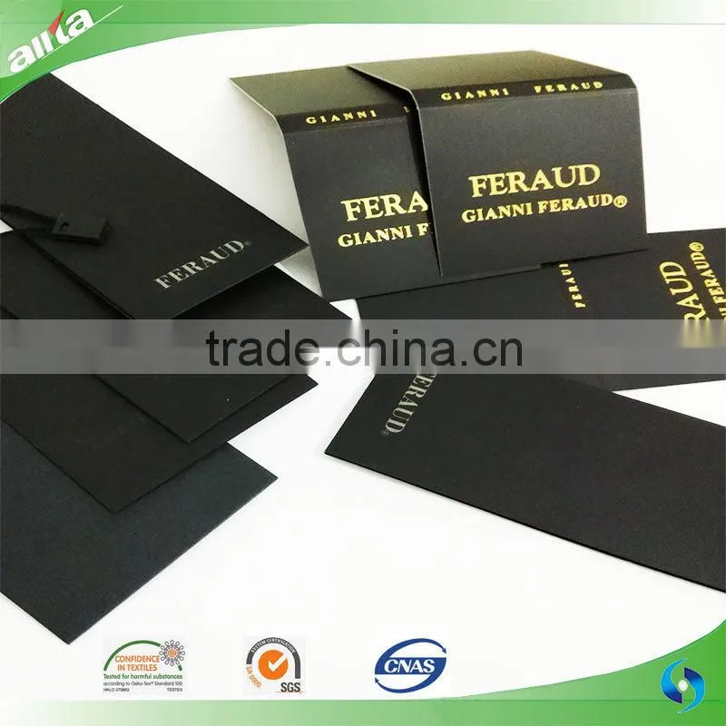 Custom china jeans hang tag paper hang tags, direct factory