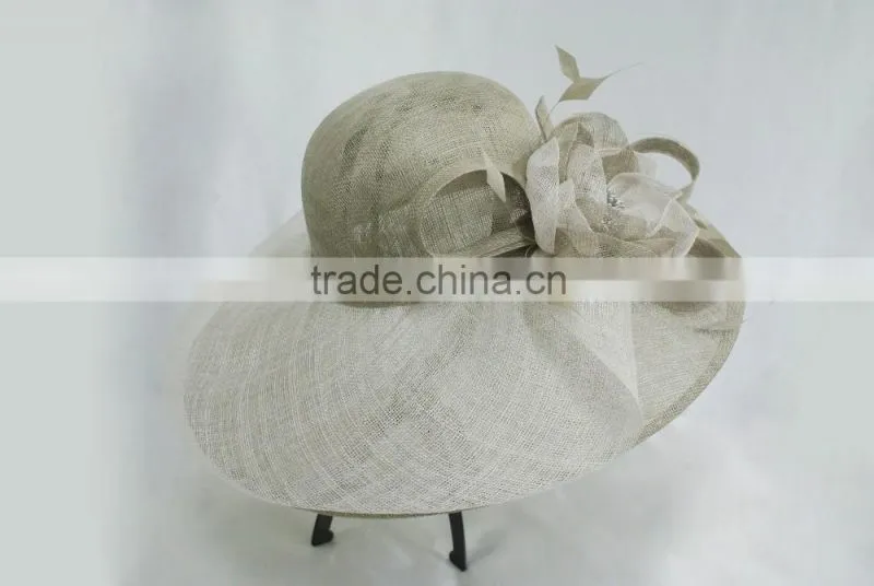 Ladies Fashion Sinamay Fashion Hats As Decorate Summer Hat