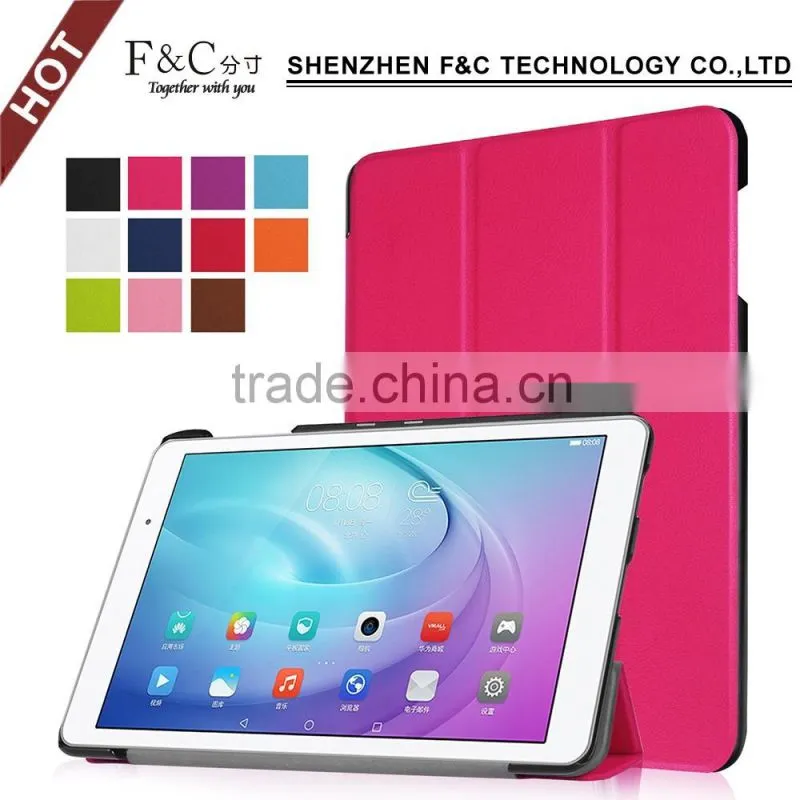 high quality pu leather folio case cover for Huawei Media Pad t2 pro 10.0 folio case