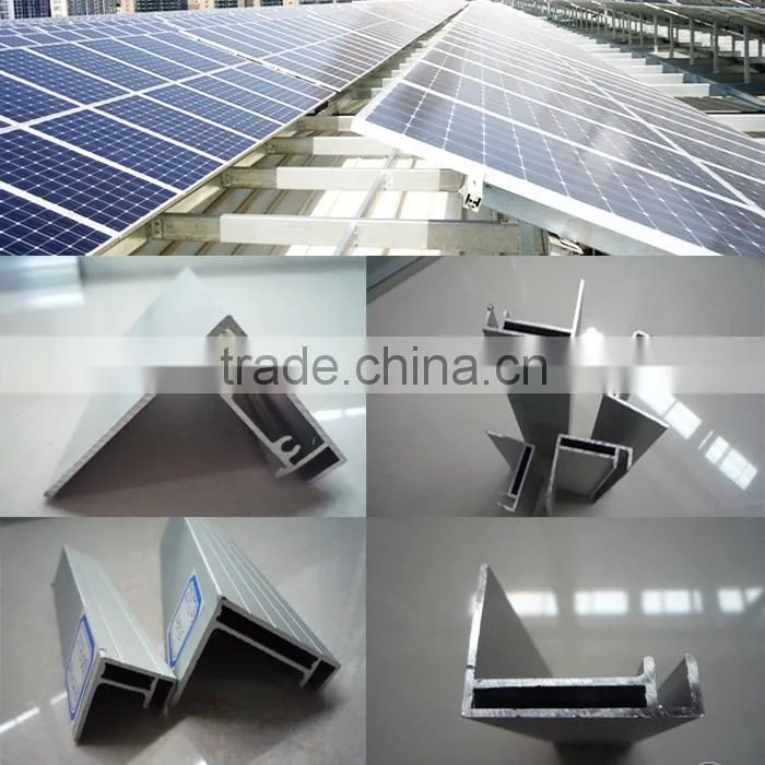 Custom extruded aluminum extrusion solar panel frame