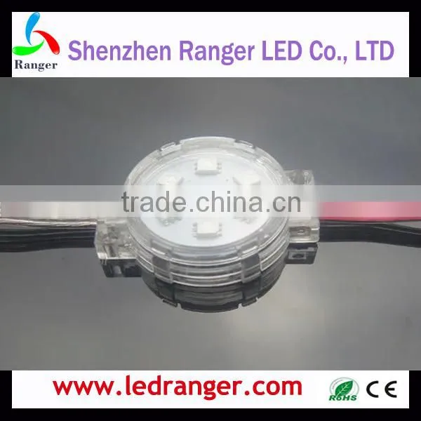 24 Pixels RGB LED Pixel Module DMX512 with Mini Decoder Clear cover with Lens for 5050 LEDs