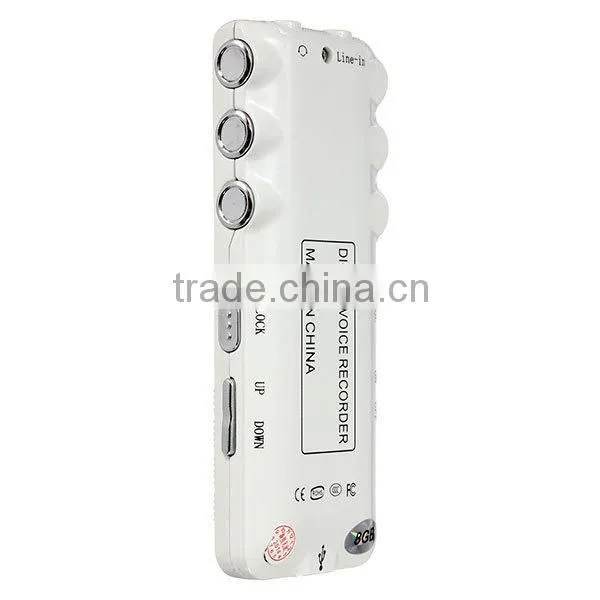 8G Mini hd digital voice recorder long distance noise cancelling audio recorder dictaphone with MP3 music player