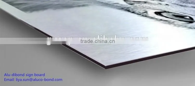 2mm 3mm thick outdoor advertising material ACM advertising signboard material